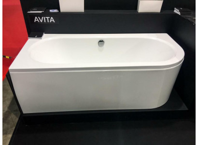 Bagno Vasche da bagno angolari disegnate, vasca bianca ad angolo.