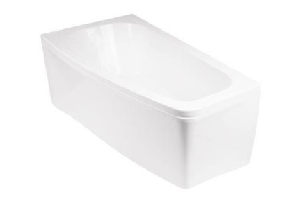 Bagno Rettangolare Vasche da bagno Angolare Vasca da bagno Bianca vasca da bagno ad angolo arrotondata Nuova