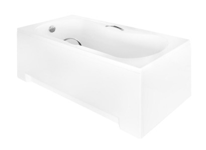 Vasca da bagno design, vasca d'angolo in acrilico, moderne vasche da bagno, bianche.