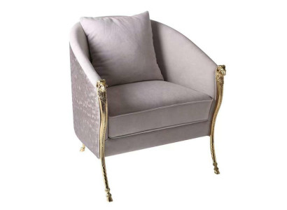 Sedia Design Poltrona Imbottita Relax Lounge TV Soggiorno Monoposto