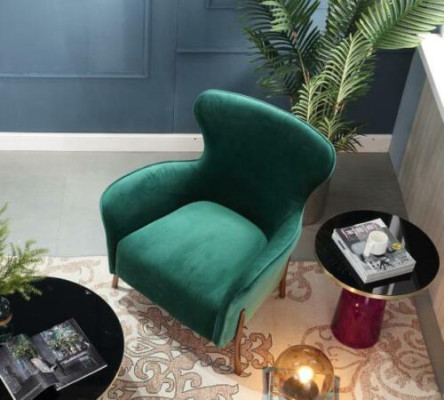 Poltrona Design Divano Sofa Relax Tessuto Lounge Lusso Posto a Sedere TV