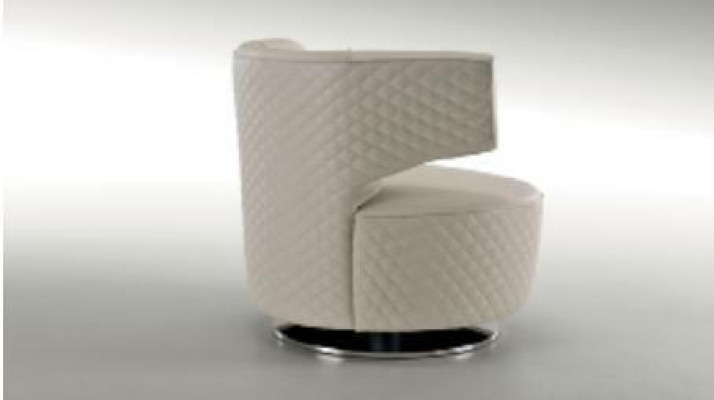Poltrona Design Divano Sofa Sedile Pelle Lounge Club Imbottito Lusso Orecchie