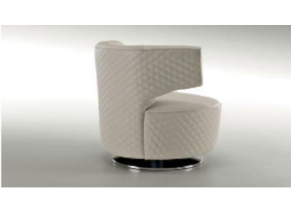 Poltrona Design Divano Sofa Sedile Pelle Lounge Club Imbottito Lusso Orecchie