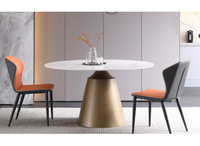 Tavoli di lusso Tavolo da pranzo Mobili Colonna in marmo Tavoli da pranzo Stile metallico in acciaio inossidabile  Tavoli di lusso Tavolo da pranzo Mobili Colonna in marmo Tavoli da pranzo Stile metallico in acciaio inossidabile