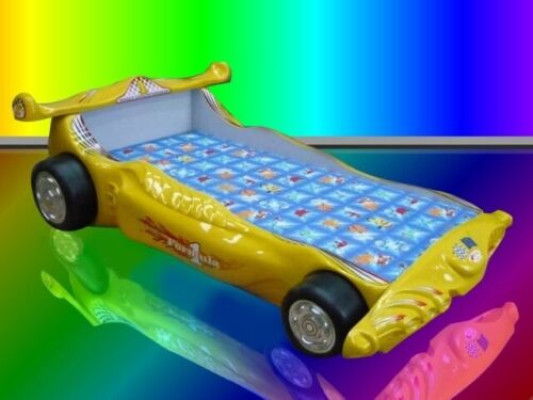 LETTO CON MATERASSO LETTO PER BAMBINI LETTO AUTO CAMERA DEI BAMBINI SCELTA DEL COLORE AUTO DA CORSA