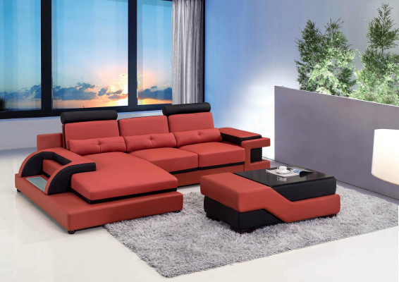 Design divano ad angolo in pelle divano divano divano soggiorno
