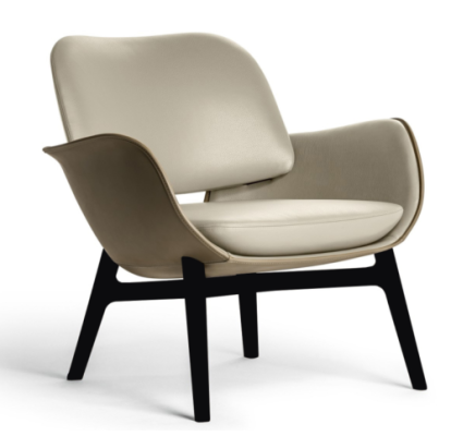 Poltrona Design Divano Sofa Relax Pelle Lounge Club Imbottito Seduta di lusso