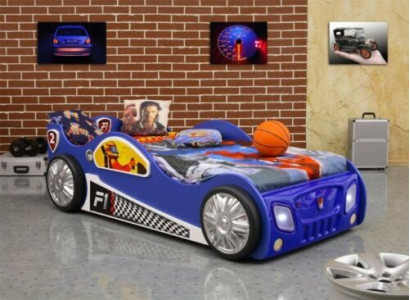 Letto per bambini letto letti auto da corsa letto per giovani auto carro auto letto per dormire articoli in magazzino