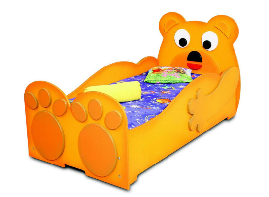 Lettino per bambini orso, letto per ragazzi, letti junior, letto per bambini, camera da letto per bambini, letto gioco, doghe del letto
