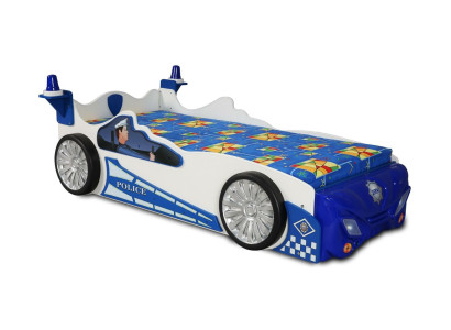Letti per bambini Stanza dei bambini Polizia Auto a led Mobili per bambini
