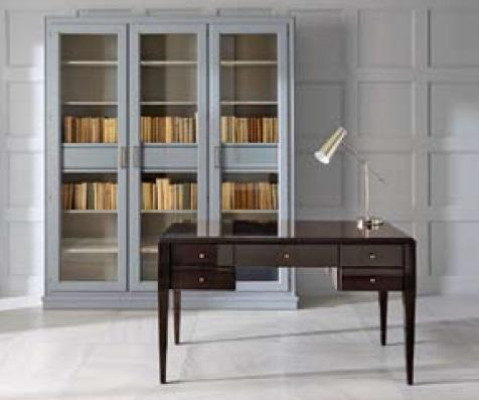 Scrivania Tavolo Ufficio Ufficio Tavolo da ufficio Tavolo per computer Legno Lusso Marrone Design
