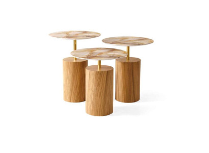 Tavoli da salotto Tavolini da caffè Tavolini laterali Tavolo da soggiorno design 3 pezzi.