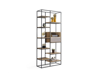 Scaffale libreria Design Scaffale in legno Scaffale da terra Scaffale per documenti Scaffale per ufficio Nuovo