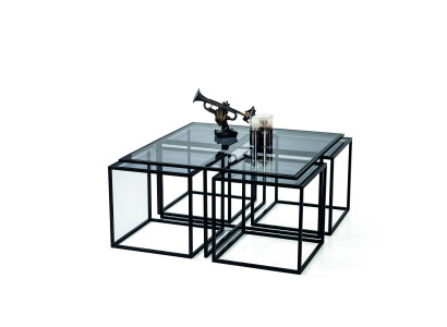 Tavolino da caffè Tavolino Tavolo da designer in metallo Tavolino da soggiorno Tavolo