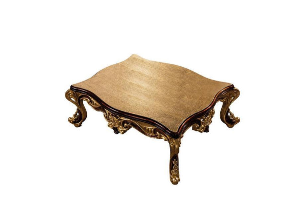Tavolino in legno da salotto design classico di lusso 119x91cm