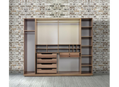 Armadio trasparente design di lusso arredamento camera da letto