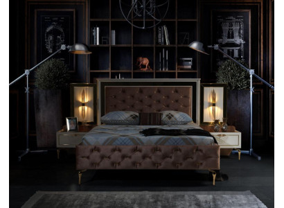 Camera da letto comodino Design moderno Mobili in legno di lusso nuovi bianchi