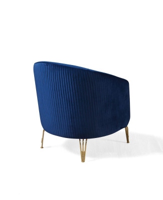 Poltrona da salotto 1 posto divano in tessuto di lusso nuovo design