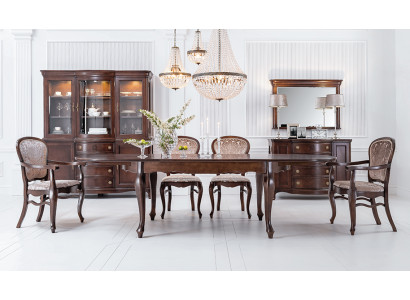 Stile antico classico Tavolo da pranzo in legno Salotto Tavoli XXL Grande Nuovo