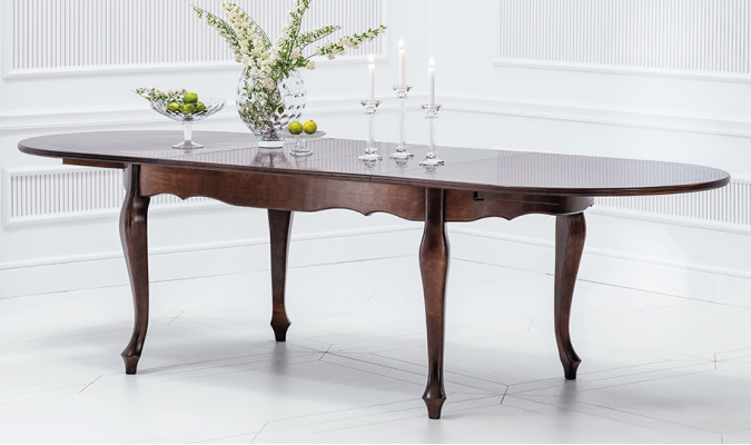 Stile antico classico Tavolo da pranzo in legno Salotto Tavoli XXL Grande Nuovo