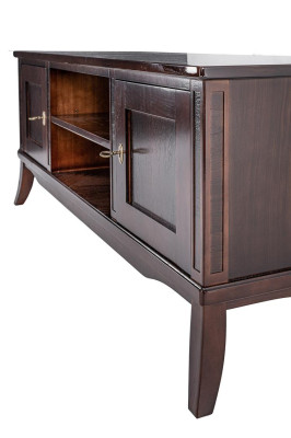 Mobile porta TV classico in legno reale modello nuovo con cassetti.
