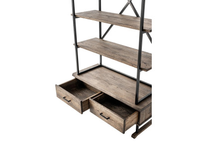 Design scaffale armadi soggiorno scaffali in acciaio inossidabile libreria