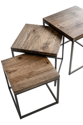 Set di 3 tavolini da caffè tavolo da caffè tavolino da salotto design tavoli tavolino da salotto