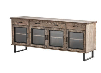 Vetrina credenza in vetro armadio cassettiera armadi alti mobili in vero legno cassettiere