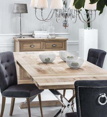 Sala da pranzo - tavoli in legno - set da pranzo - gruppo di sedie - nuovo - tavolo - 4 design