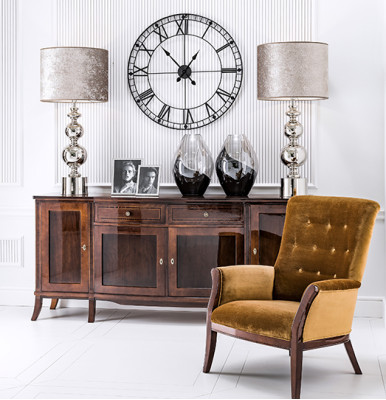 Credenza XXL Mobile Buffet Comò Soggiorno Armadio Legno Scaffale Stile Antico Design