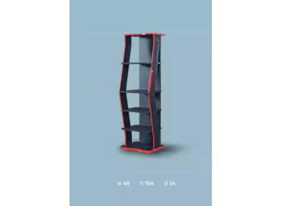 Scaffale Armadio Libreria Armadi Mobili Polifunzionali Marrone 164x40x34