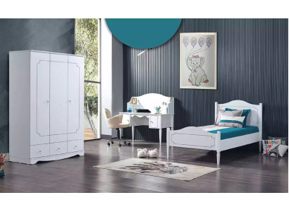 Armadio guardaroba Mobile Camera da letto Armadi Legno Bianco Loft Arredamento