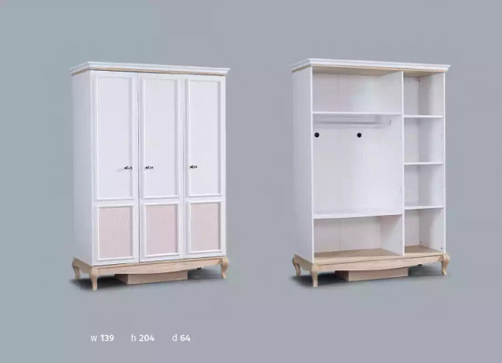Armadio bianco Armadio guardaroba Mobili Bianco Mobili shabby chic Schränke Mobili