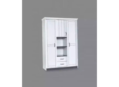 Arredamento da casa di campagna Armadio da camera da letto Armadio Armadietto Bianco Armadi 140cm