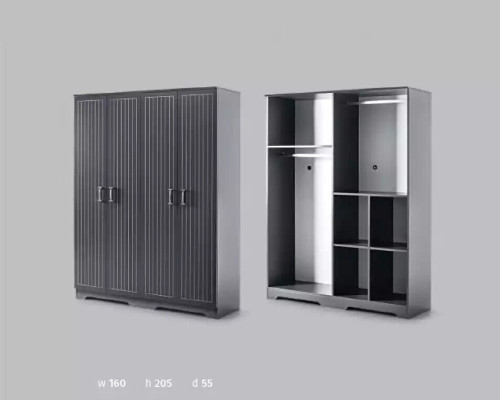 Armadio Armadio nero Armadi Mobili da camera da letto design