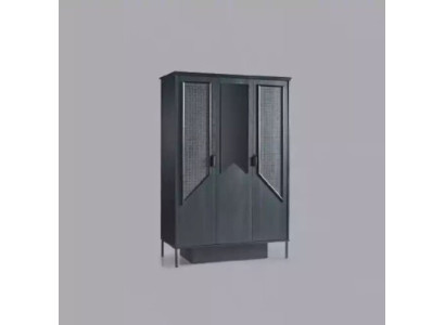 Armadio Armadio Mobili Camera da letto Armadi Legno Loft Arredamento Nero