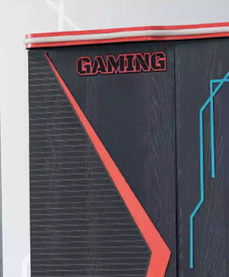 Armadio nero Armadio Mobili Armadi Camera dei bambini Legno 131x60x200