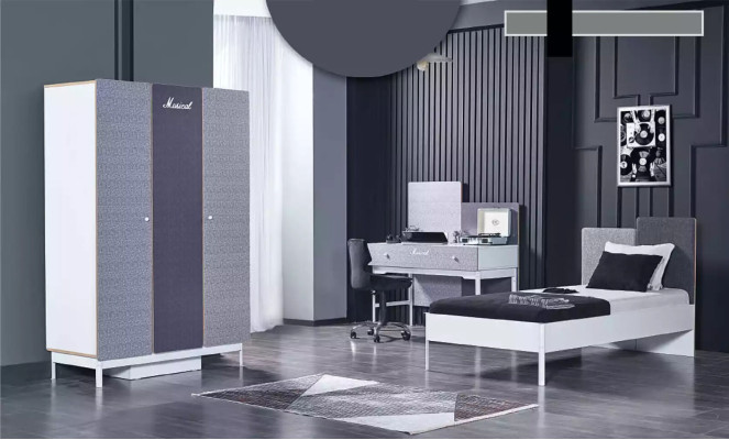 Scrivania di lusso Tavolo Grigio Mobili Scrivania per bambini Camera per bambini