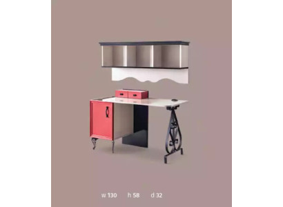 Segretaria Scrivania Tavolo 130x32x58 Scrivanie Tavoli Mobili Legno Computer