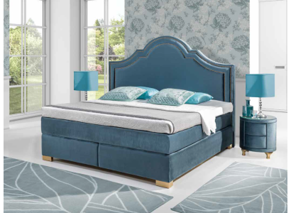 Letto a molle imbottito per hotel di lusso matrimoniale matrimoniale 140 160 180.