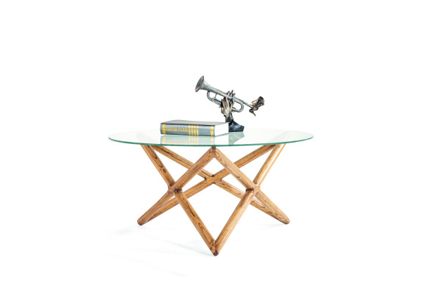 Tavolino da salotto tavolo mobile di lusso in legno moderno design salotto