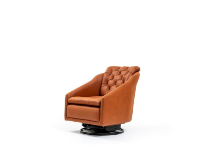 Sedia moderna arancione per il soggiorno, stile mobili designer lounge club 75x90.