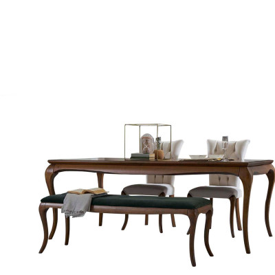 Gruppo da pranzo Mobili da sala da pranzo Angolo pranzo Set da pranzo 8 pezzi Legno Marrone Tavolo