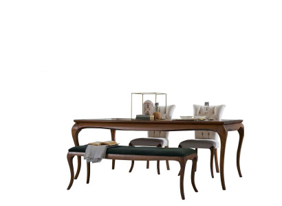 Gruppo da pranzo Mobili da sala da pranzo Angolo pranzo Set da pranzo 8 pezzi Legno Marrone Tavolo