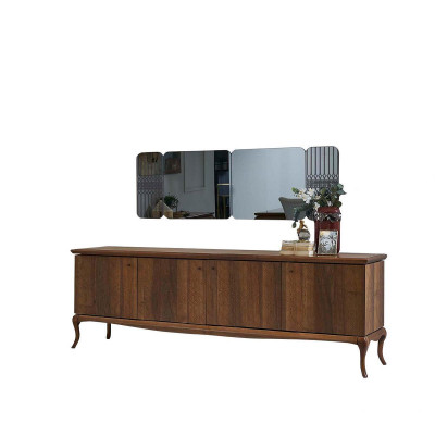 Gruppo da pranzo Mobili da sala da pranzo Angolo pranzo Set da pranzo 8 pezzi Legno Marrone Tavolo