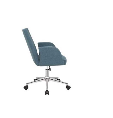 Sedia da ufficio blu Sedia da scrivania di design Poltrona girevole di lusso Poltrona da ufficio nuova