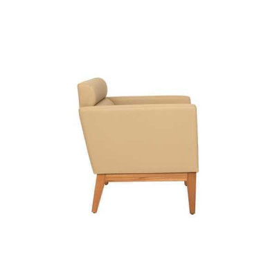 Poltrona club beige Relax 1 posto. Poltrona designer per soggiorno.