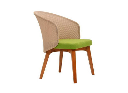 Sedia da pranzo bicolore design moderno sedia di lusso in legno monoposto