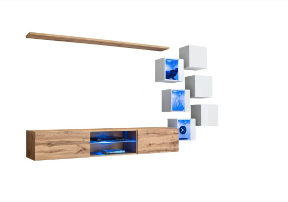 Mobile da soggiorno, credenza, mobili in legno, set di lusso, arredamento completo, armadio a muro.