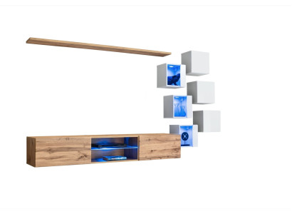 Mobile da soggiorno, credenza, mobili in legno, set di lusso, arredamento completo, armadio a muro.